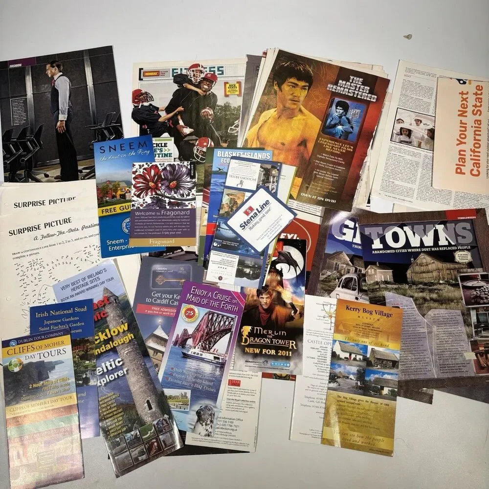 Junk Journal Supplies Vintage Ephemera Lot 4.5+ lb Paper Scrapbook Collage Craft